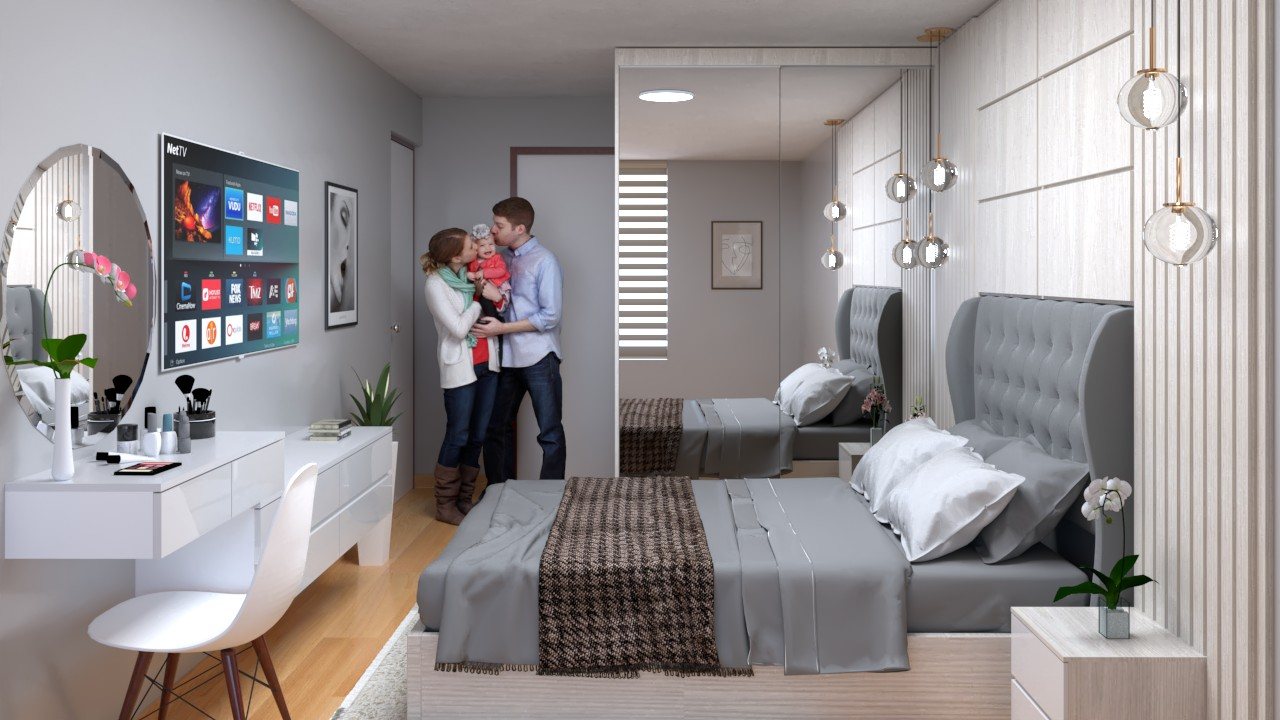 Dormitorio moderno a medida
